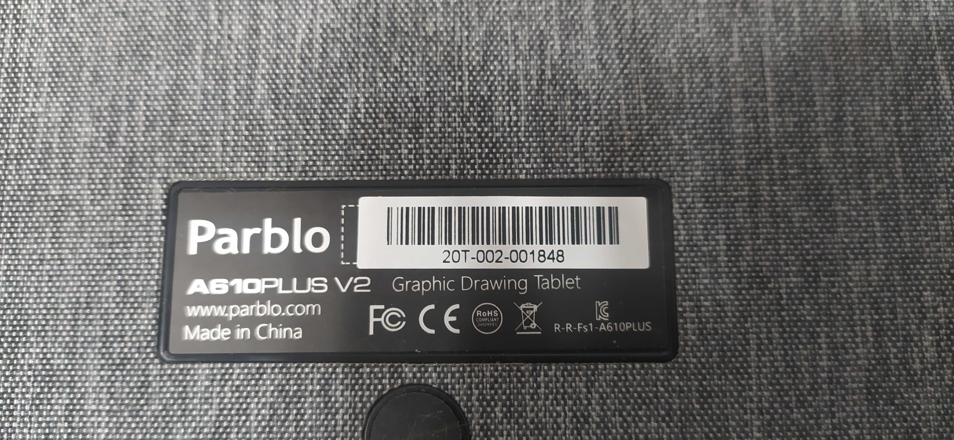 Графічний планшет Parblo A610 Plus V2