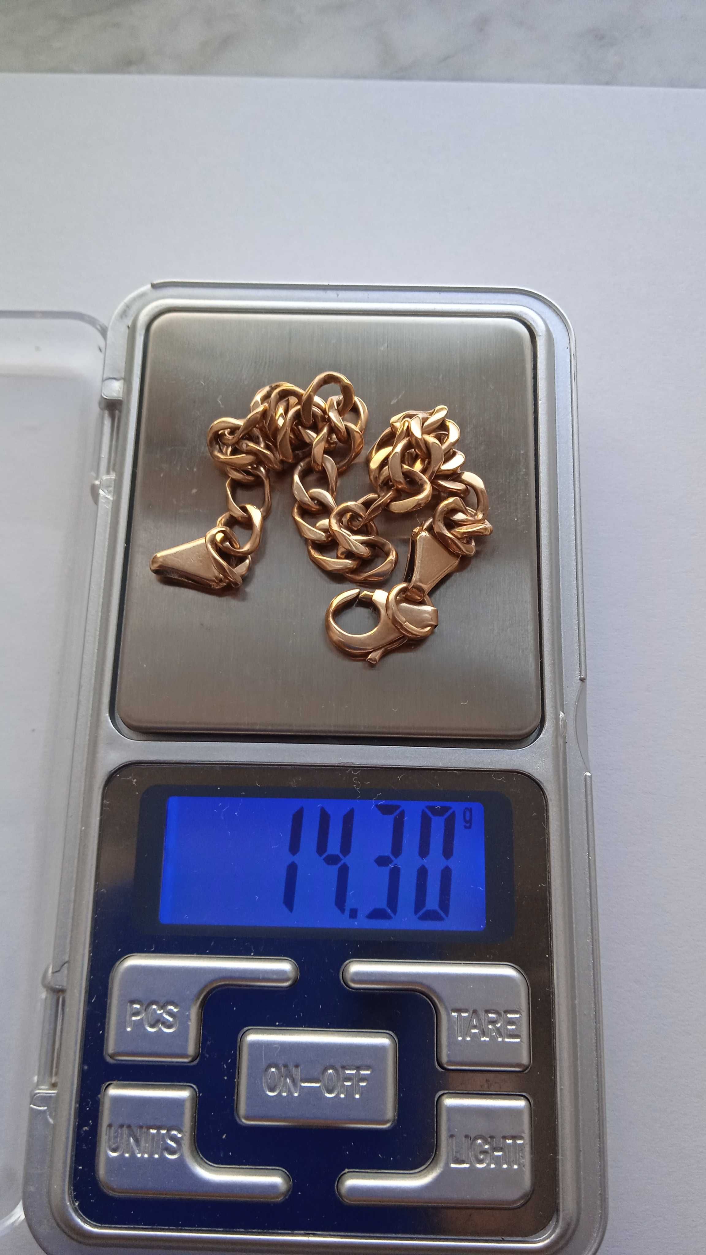 Bransoletka złota 583 waga 14,3 grama