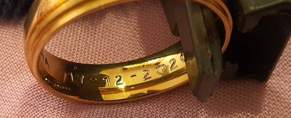 Alianças lindissimas,banho ouro 18k