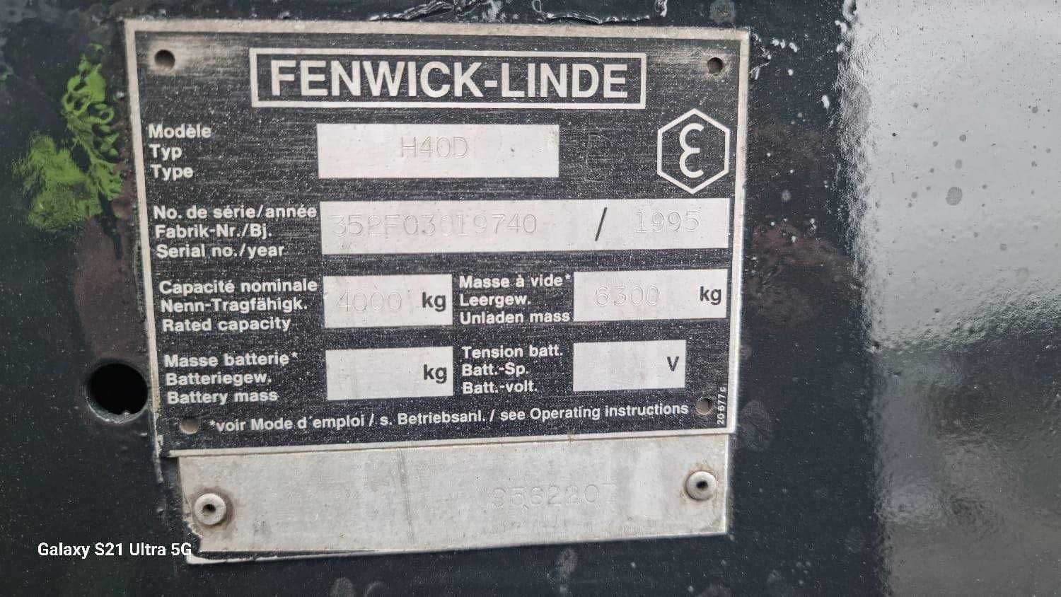 Wózek Widłowy Linde H40D