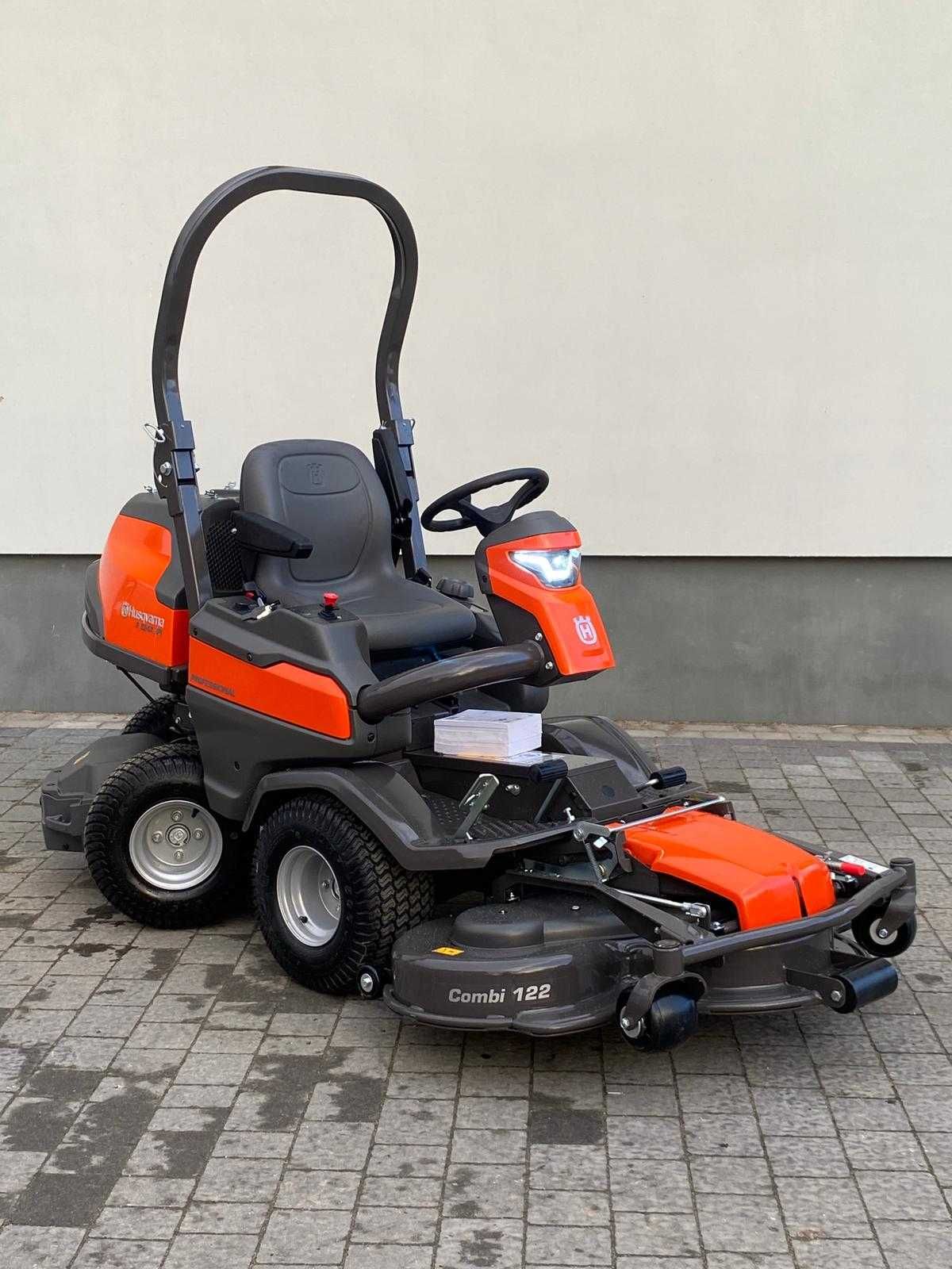 NOWY Rider traktorek kosiarka Husqvarna P 524X EFI z kosiskiem 137cm