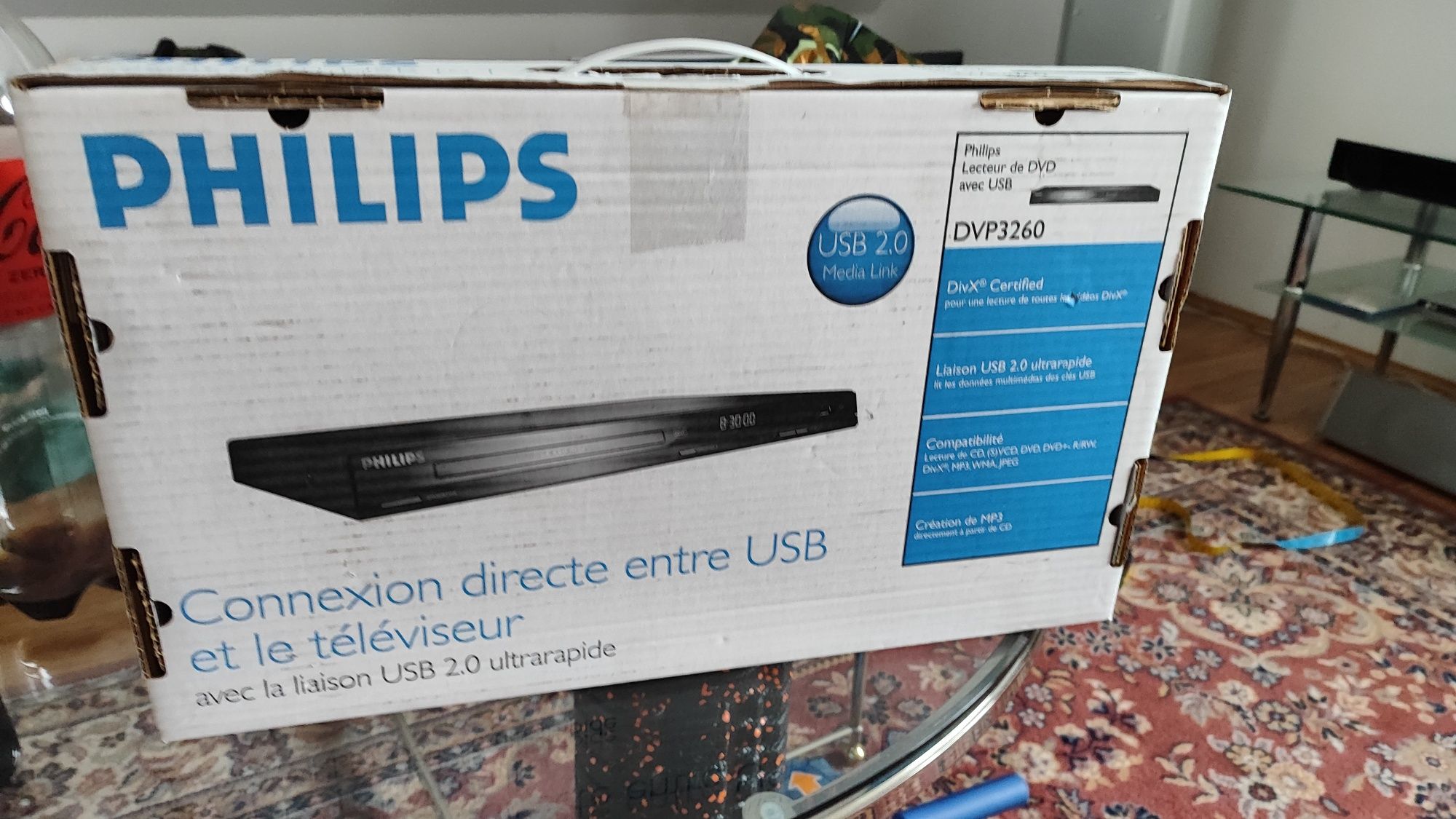 Nowe dvd Phillips dvp3260 na USB Rabka