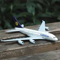 Modelo Miniatura Avião Airbus A380 Lufthansa Airlines NOVO