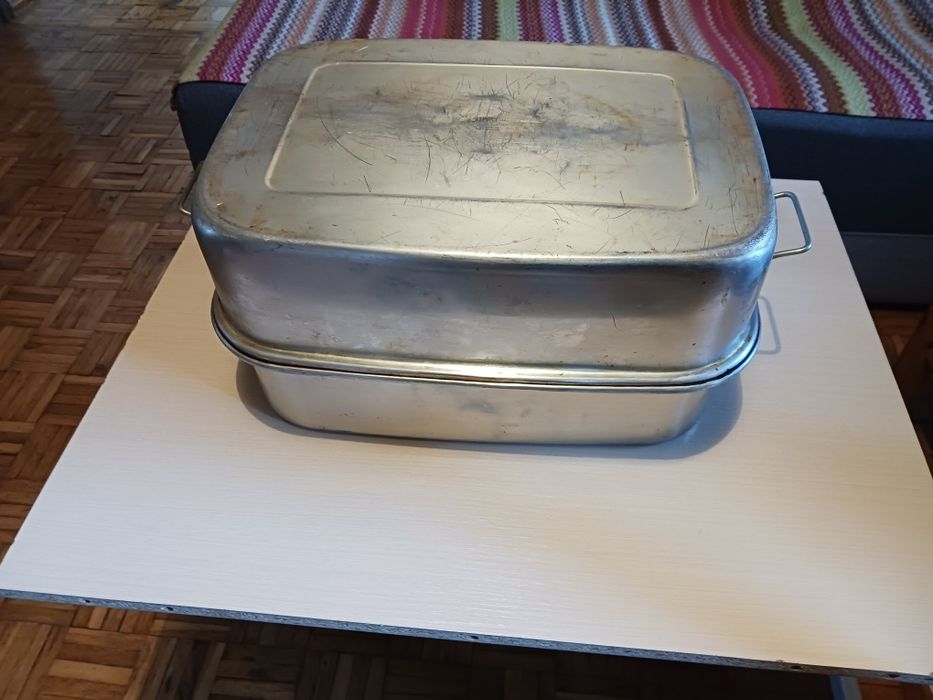 Pojemnik aluminiowy dwuczęściowy