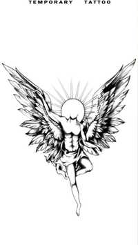 Ангел мудрості пігментне татуювання