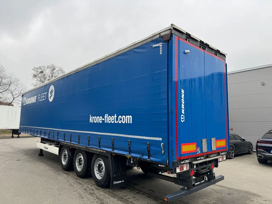 Krone SD Firanka Certyfikat XL, Dach podnoszony  Uchwyt do wózka widłowego, Kłonice!!, os podnoszona!!