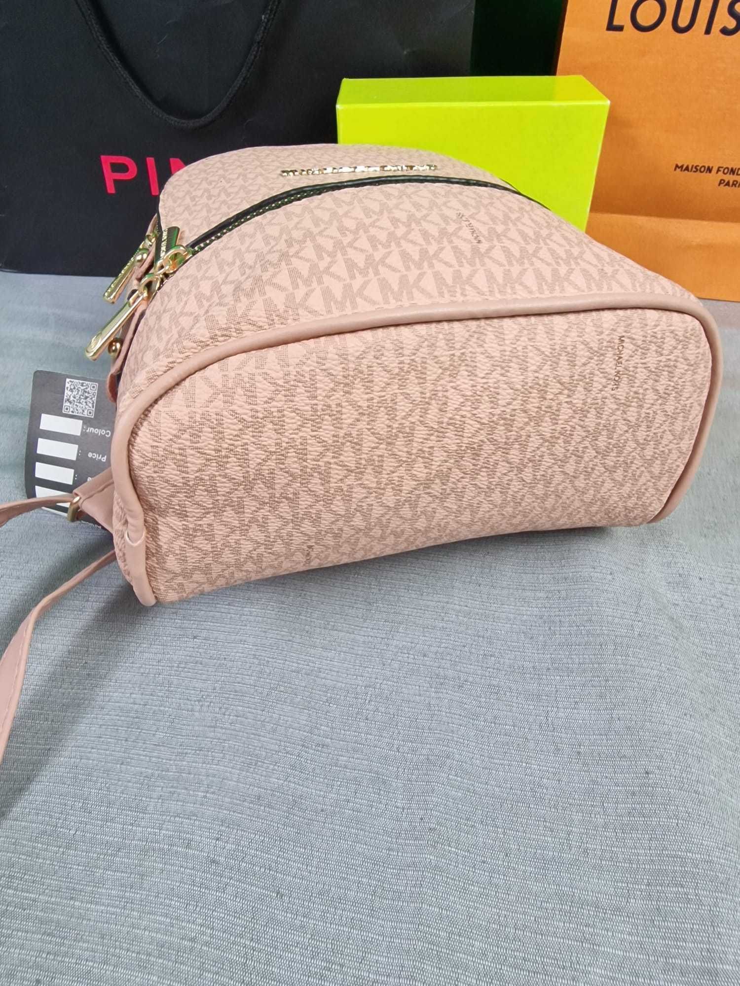 Plecak damski różowy Michael Kors monogram plecaki nowe MK
