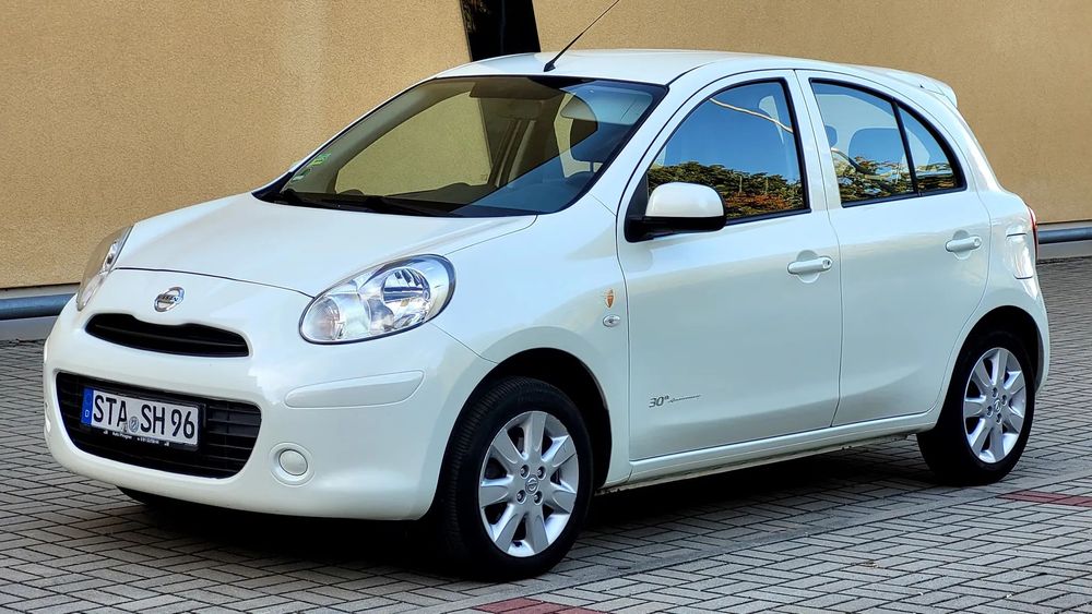 Nissan Micra 5-drzwi*1.2 benzynka*Klimatyzacja*Alufelgi*El.szyby*Biała perła*Niemcy