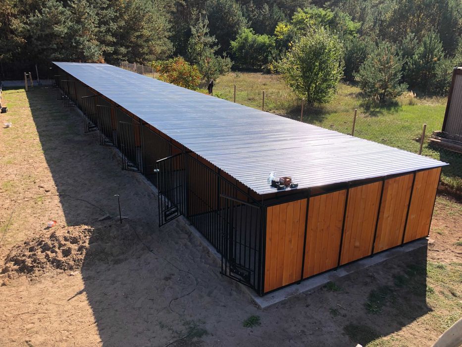 kojec dla psa konstrukcja szeregowa