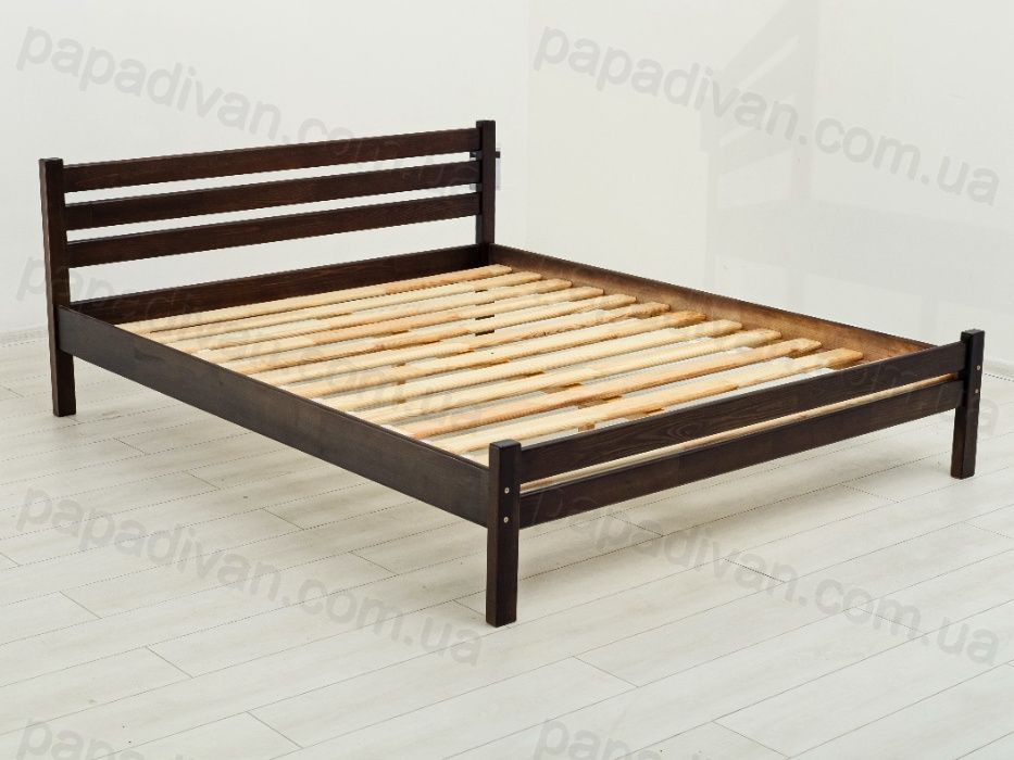Акція! Дерев'яне ліжко Престиж-Еко 160х200 / Кровать деревянная