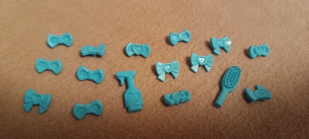 LEGO akcesoria niebieskie