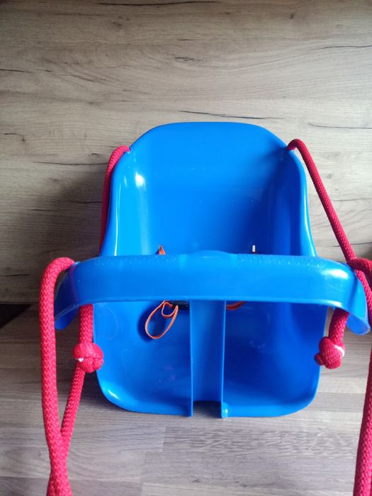 Huśtawka kubełkowa plastikowa dla dziecka