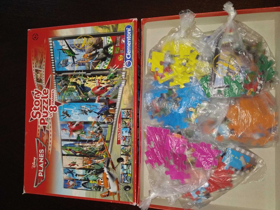 Clementoni puzle disney planes 8 obrazkow x 25 elementow story puzzle