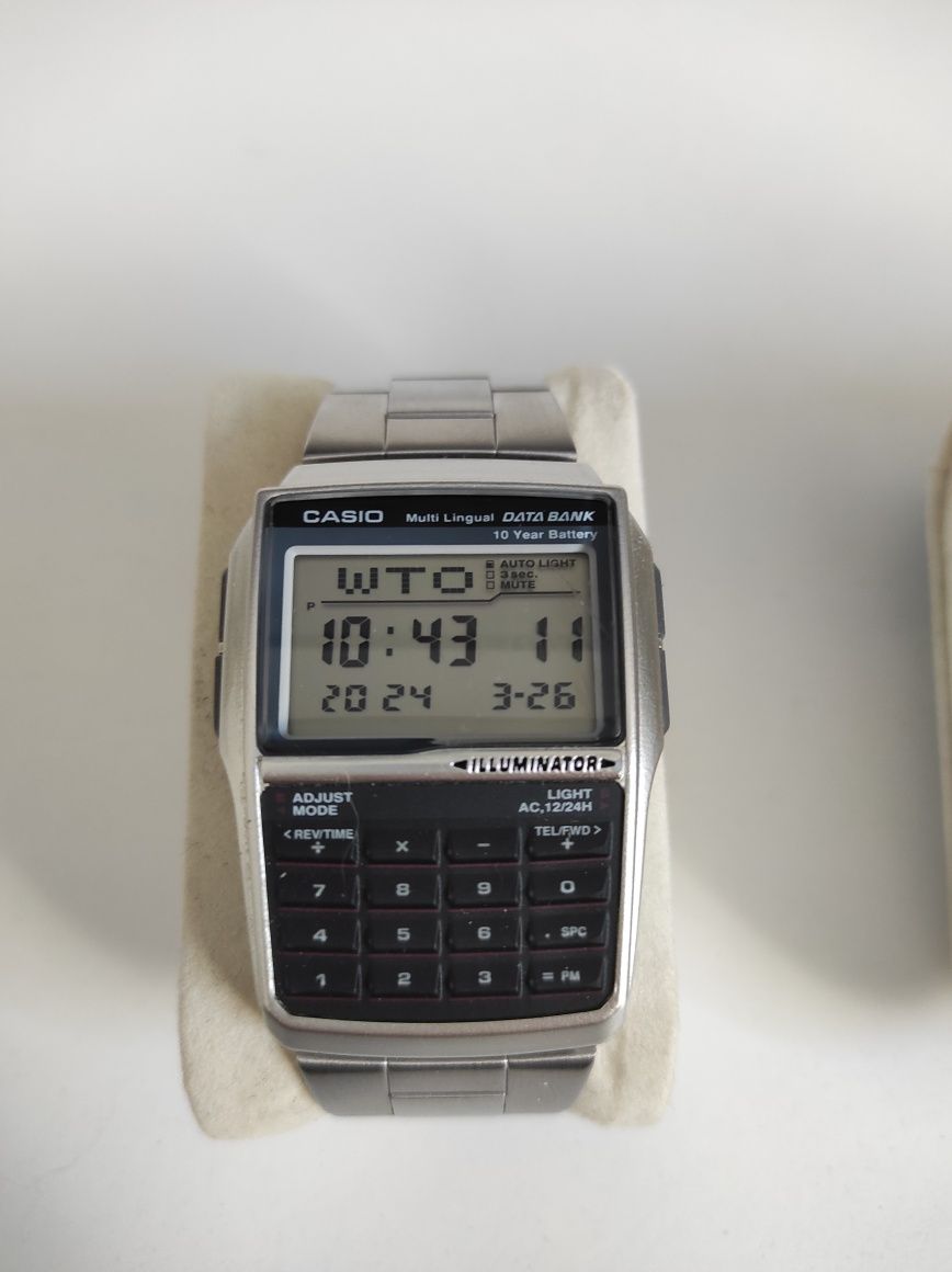 Zegarek męski Casio z kalkulatorem, Timemaster ZESTAW