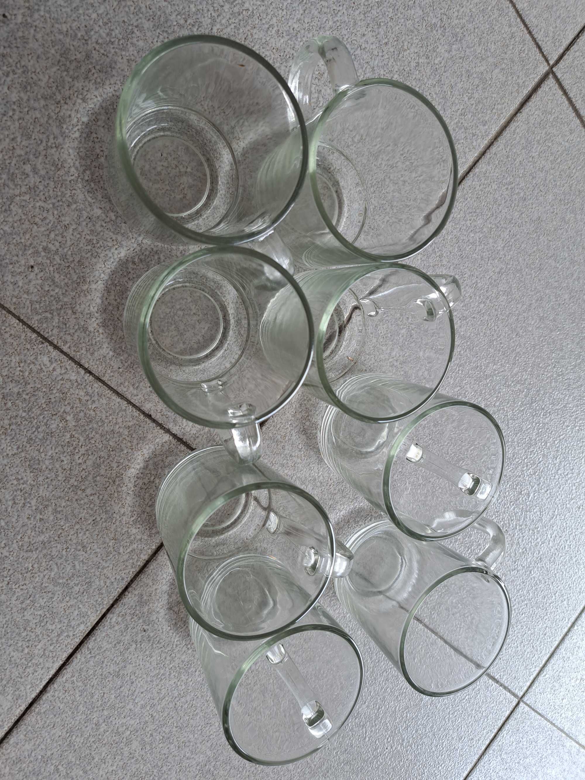 Chávena de vidro - 8 unidades