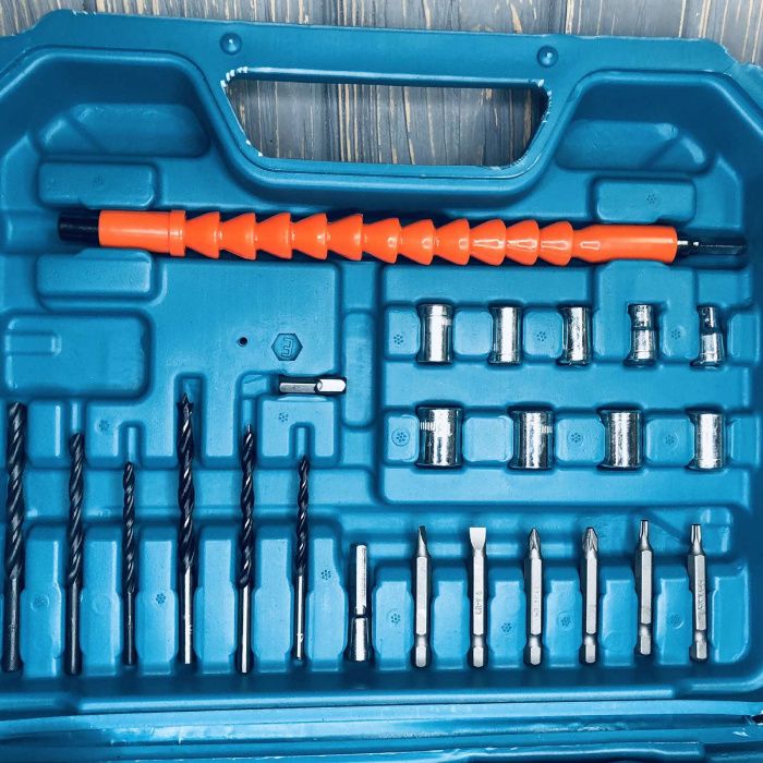 Шуруповерт Аккумуляторный Cordless Drill с набором насадок 12В 1.5Ач
