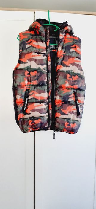 Kamizelka bezrękawnik Reserved r. 146 moro