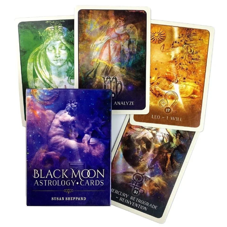 Baralho Oráculo Black Moon Astrology cards