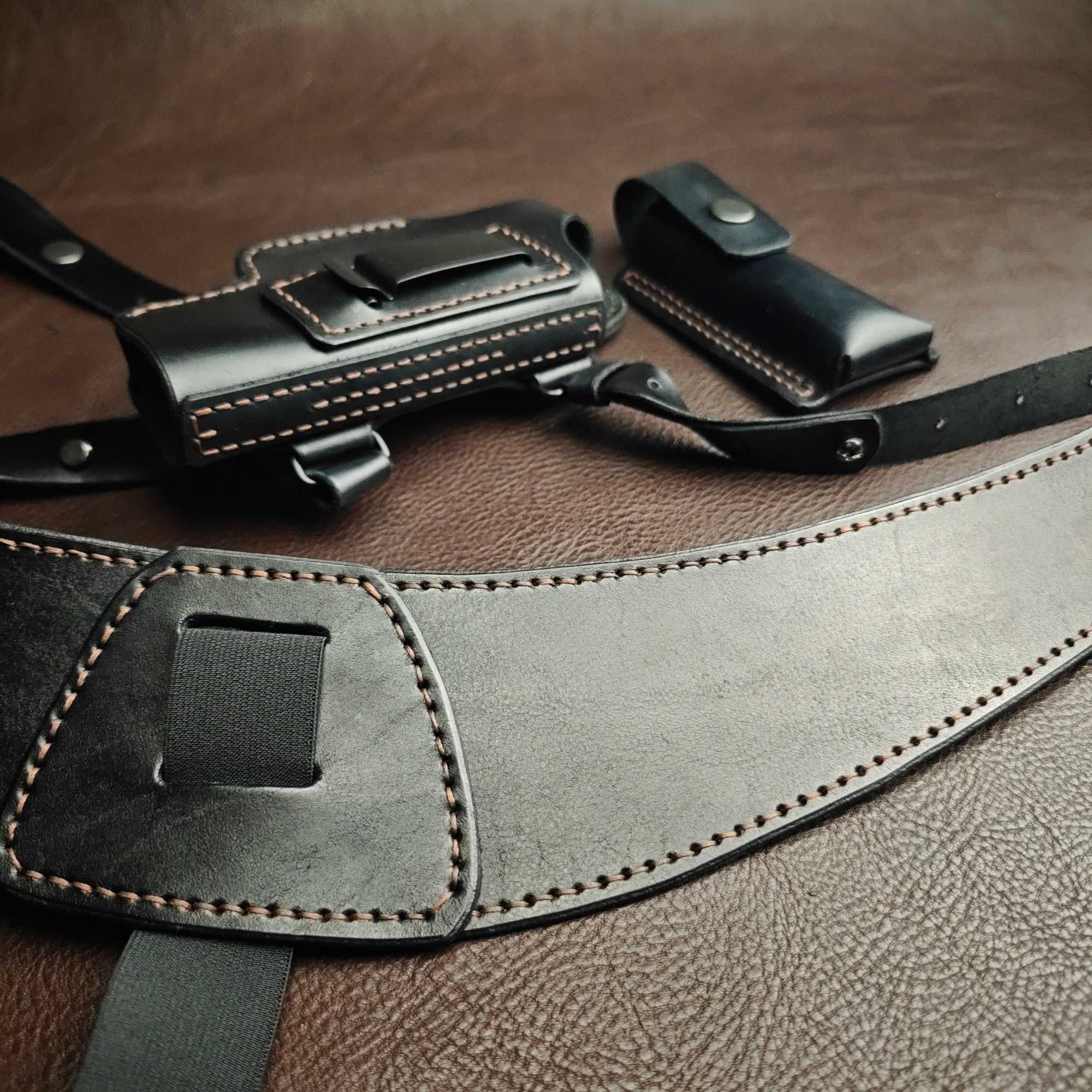 Шкіряна кобура для Glock 43 X, кобура на Glock 43 X, кобура на Глок