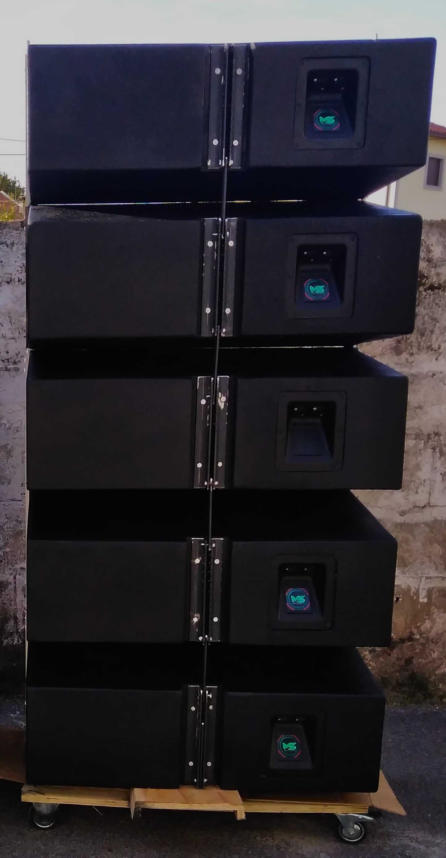 Line Arrays NorteSound L212, 800 Watts Rms cada.