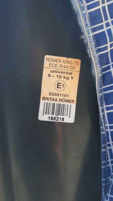 Fotelik BRITAX-ROMER King TS 9-18 kg