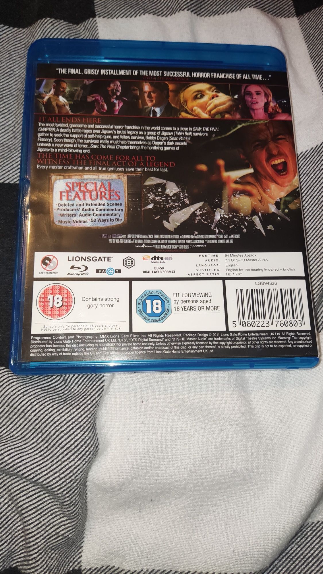 Film Piła 7 3D (Saw 3D the finał chapter) BLU-RAY