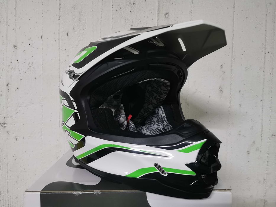 Capacete cross / Enduro HJC FG-X Hammer Verde ( S ) ( NOVO )