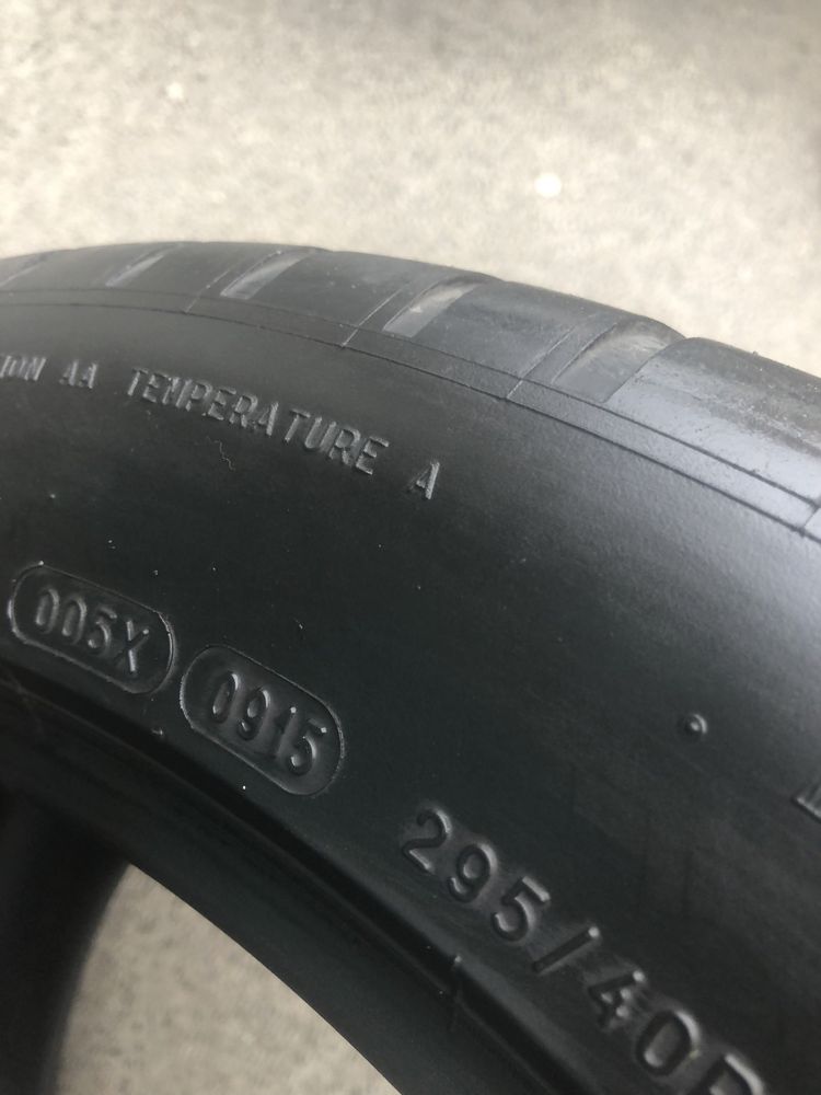 Michelin r20 295/40 пара летних шин.