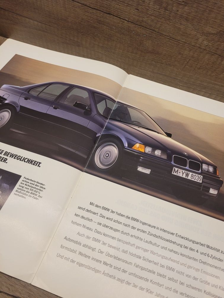 Prospekt BMW Program 1992 E30 E36 E34 M5 E32 E31 K1