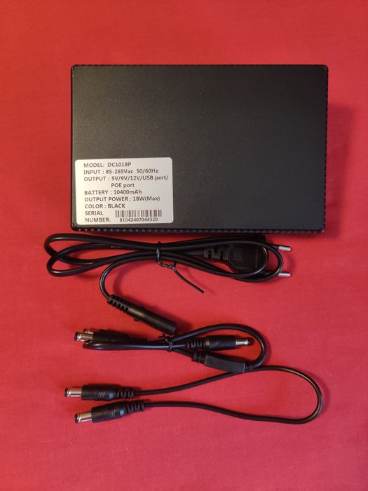 ИБП для роутера UPS DC1018P  18 Вт 5V/9V/12V