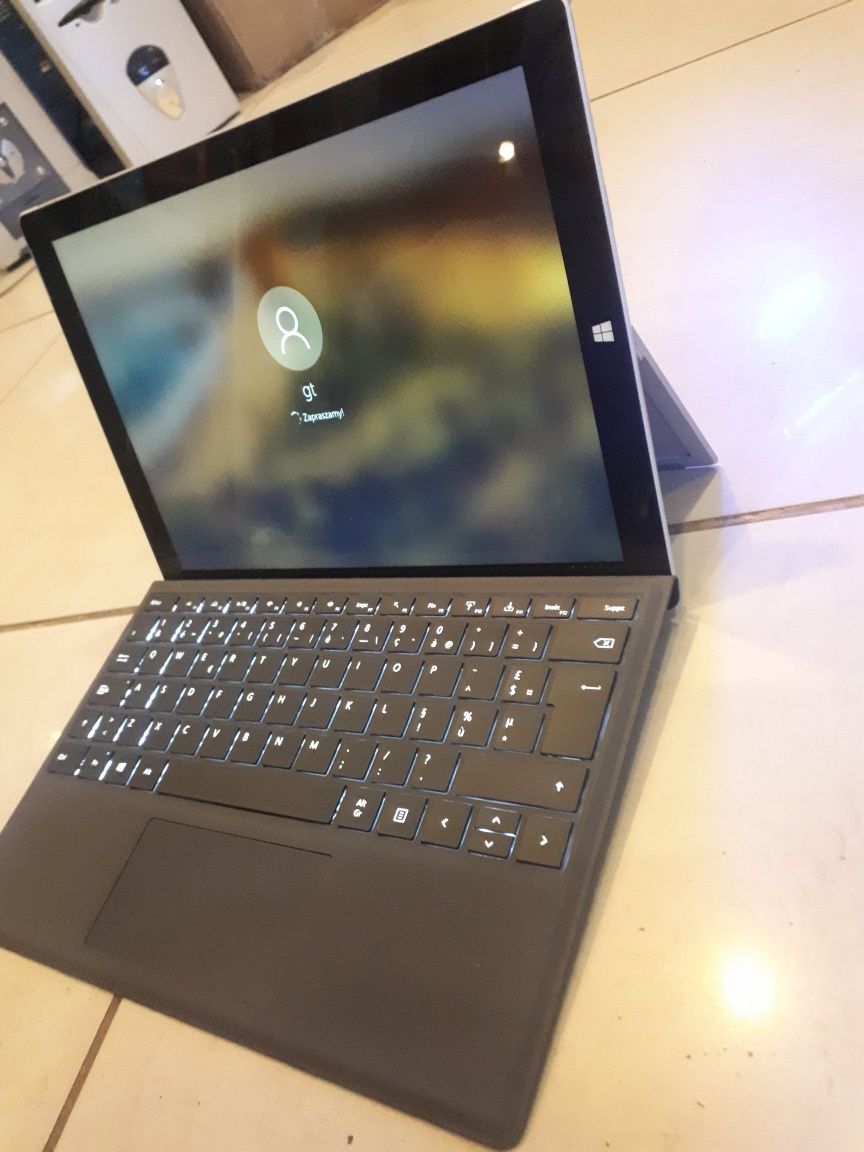 Microsoft surface pro 3 i5 8gb 256ssd klawiatura podswietlana