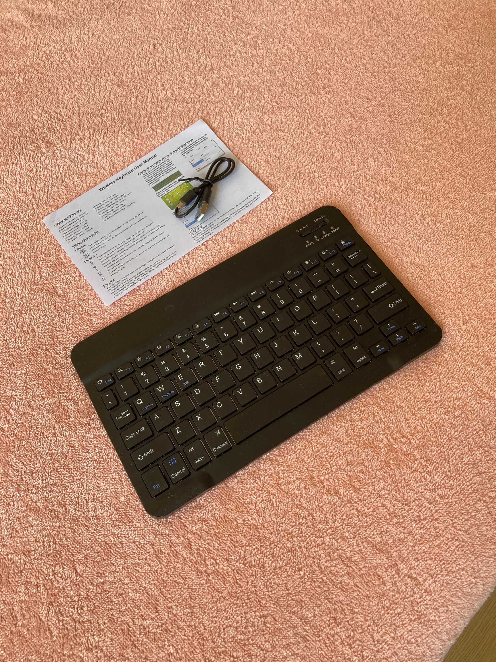 Бездротова Портативна BT клавіатура для планшета, смартфона комп'ютера