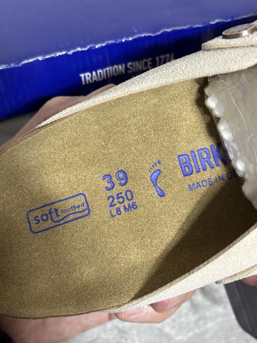 Клоги Birkenstock boston shearling шльопанці біркеншток биркенсток 38р