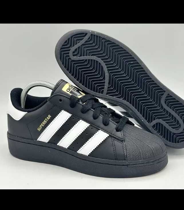 Adidas/Czarne/białe/unisex/rozmiar 39