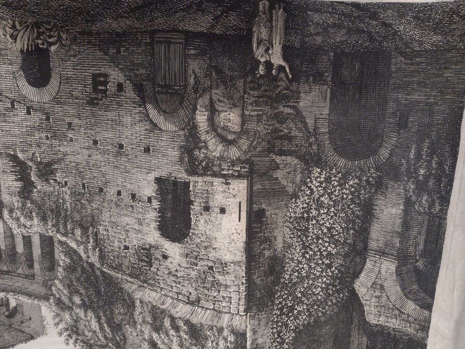 Rycina Akwaforta Luigi Rossini 1822