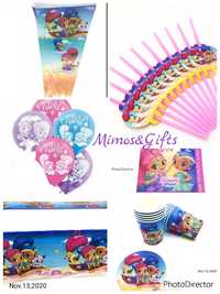 Kit 56 peças shimmer&shine