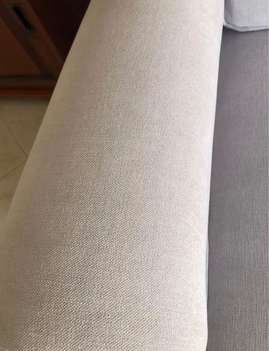 Sofá 190 X 85cm cinza claro como novo