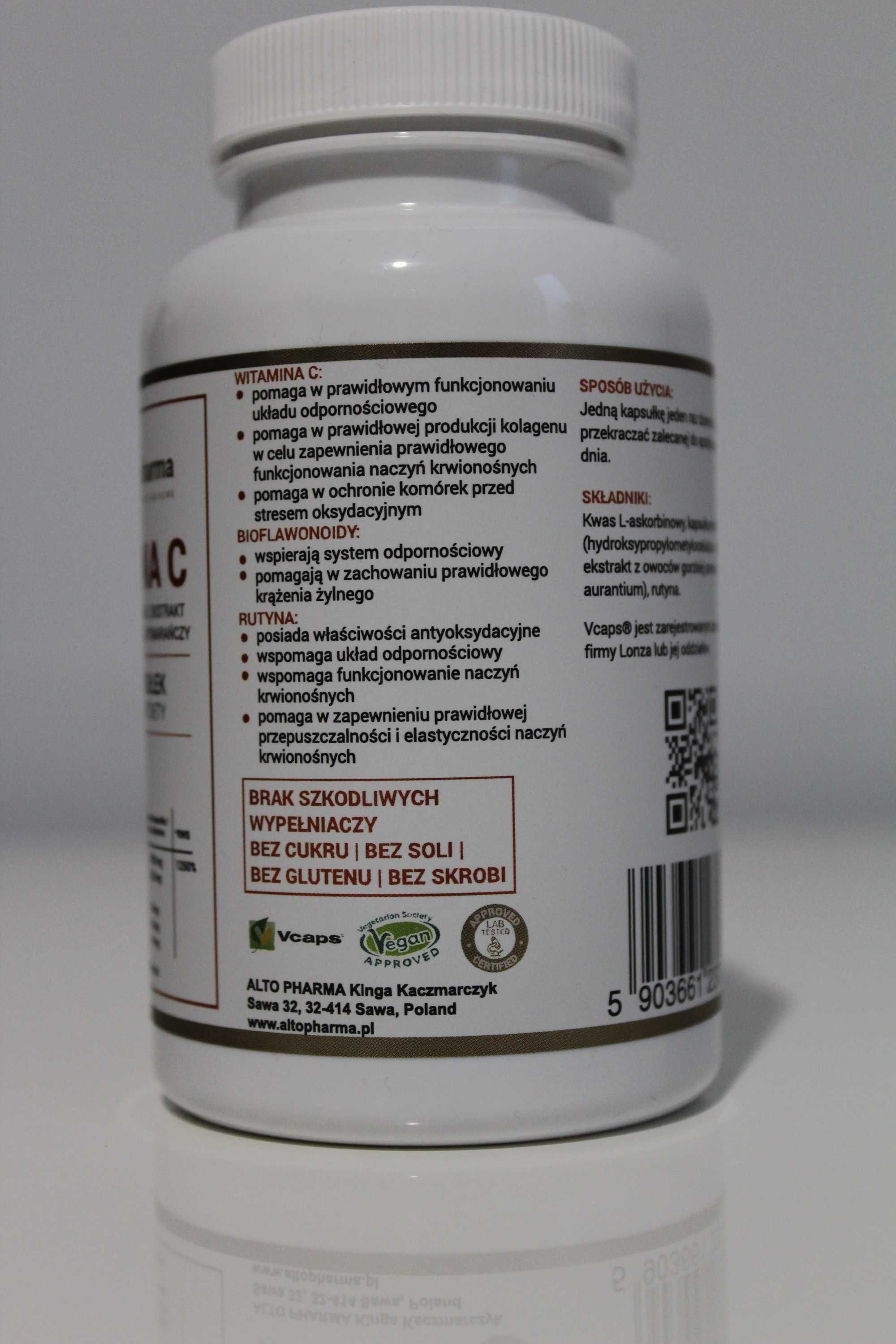 Altopharma Rutyna witamina C 1000 mg 120 kapsułek