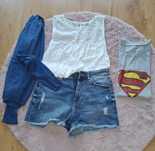 Paka zestaw ,spodenki ,top ,kardigan, t-shirt 38