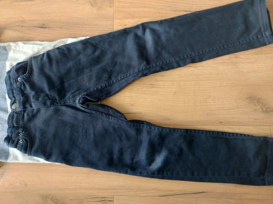 Zestaw 128 Białe polo Coccodrilo granatowe spodnie