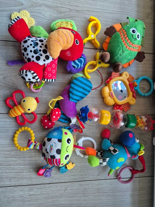 Zabawki dla maluszka 8 szt Lamaze Chicco Fisher Price 3-9 mcy