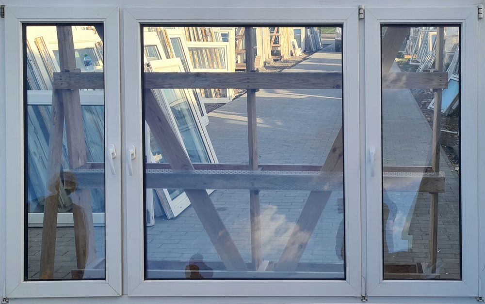 OKNA KacprzaK 237X146 OKNO Używane Plastikowe PCV Lider Okna OLX