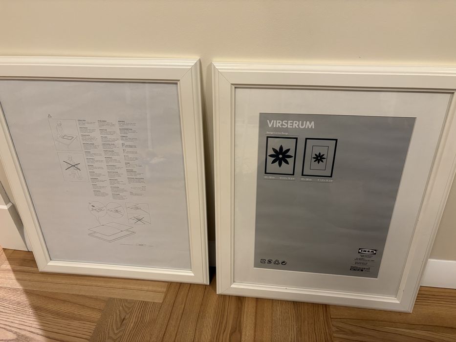 Ikea ramki do zdjec biale Virserum
