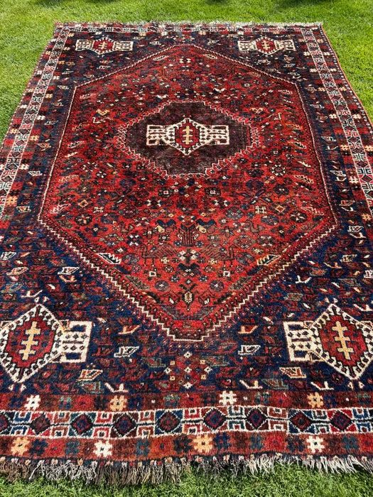 Dywan Perski Vintage Ręcznie Tkany Iran Shiraz 310x210 galeria 14 tys