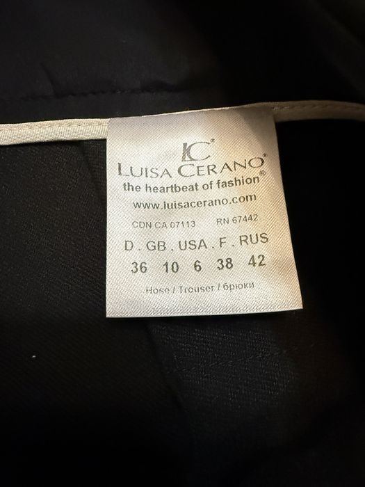 Брюки Luisa Cerano з тканини Punto Milano / Штаны Скидка 90 %