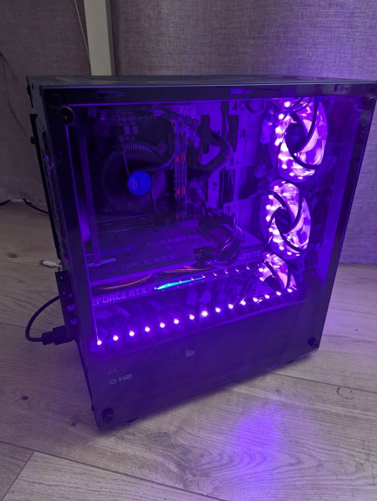 Komputer stacjonarny do gier rtx 3060 12Gb ddr6 rgb