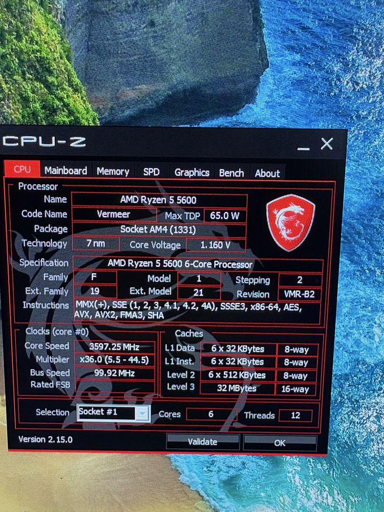 Komputer AMD Ryzen 5 5600 | Intel Arc A750 | 16 GB Ram DDR4