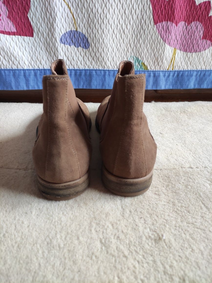 Botas castanhas/camel