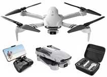 Nowy dron F10 2 kamery czujniki FPV WiFi zasięg 2KM 25min lotu zawis