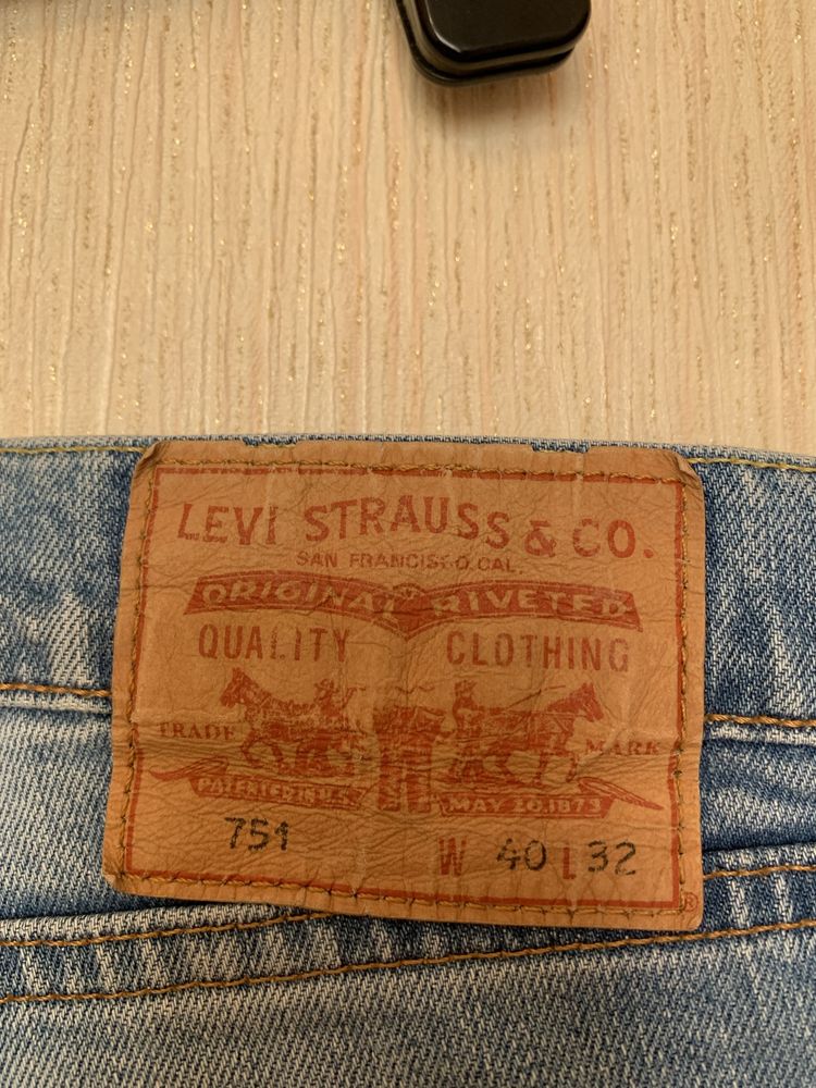 Джинсы Levis 751 501 оригинал denin vintage винтажные джинсы штаны